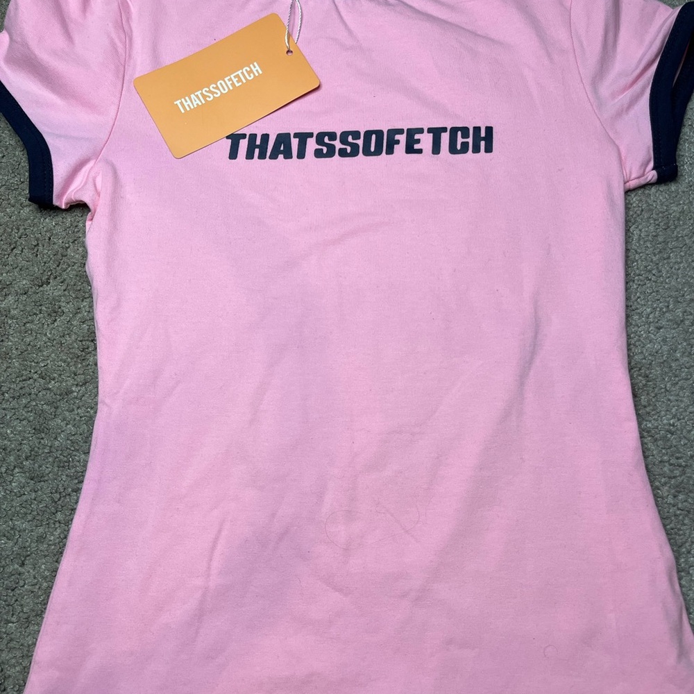 THATSSOFETCH Pink Women's Top